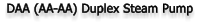 DAA (AA-AA) Duplex Steam Pump