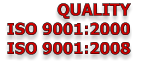 QUALITY  ISO 9001:2000 ISO 9001:2008